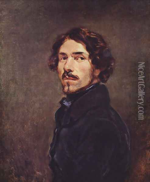 Self-portrait 2 Oil Painting - Eugene Delacroix