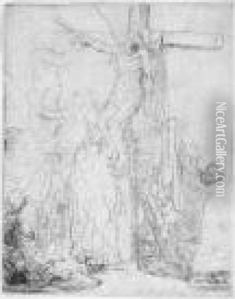 Die Kreuzabnahme, Skizze Oil Painting - Rembrandt Van Rijn