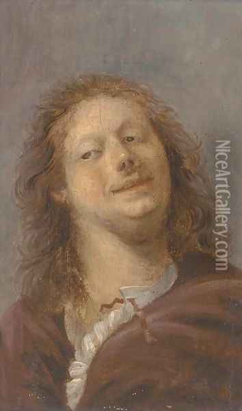 Head of a man Oil Painting - Joos van Craesbeeck
