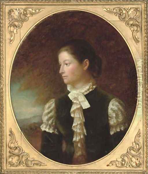 Portrait of Henry Grant of Speyside Oil Painting - Scottish School