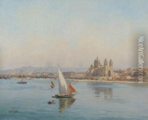 Port De Marseille Oil Painting - Joseph Garibaldi