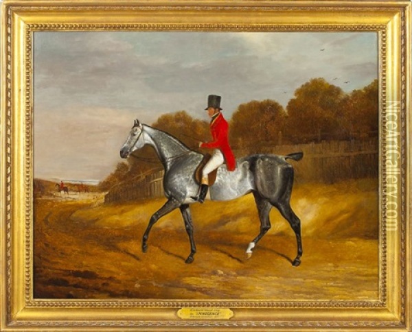 Hunter With Mount Oil Painting - Edwin Cooper