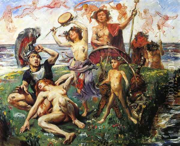 Ariadne auf Naxos Oil Painting - Lovis (Franz Heinrich Louis) Corinth