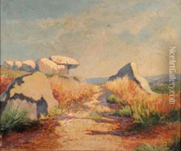 L'allee Couverte Oil Painting - Luise Von Begas-Parmentier