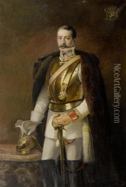 Portrait Of Alexander Otto Hugo Vladimir Oil Painting - Carl Suhrlandt