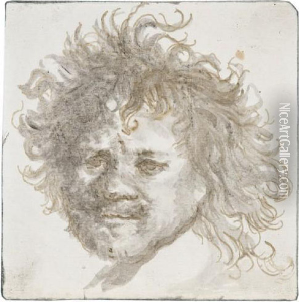 Portrait D'homme Oil Painting - Rembrandt Van Rijn