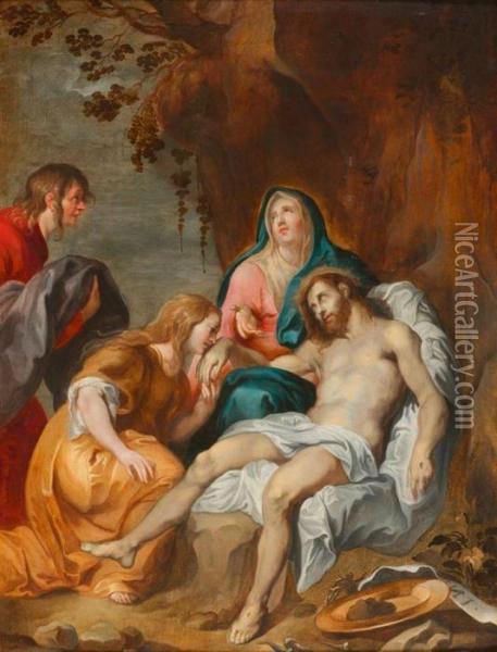 Beweinung Christi. Oil Painting - Sir Anthony Van Dyck