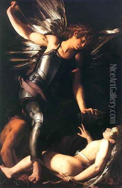 Heavenly Love and Earthly Love 1602 1603 Oil Painting - Giovanni Baglione