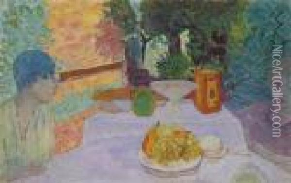 Apres Le Dejeuner Or Le Dejeuner Oil Painting - Pierre Bonnard