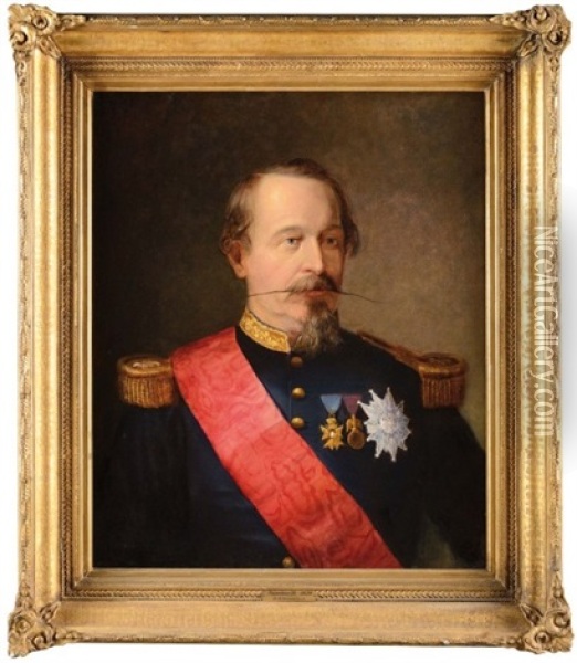L'empereur Napoleon Iii Oil Painting - David Acheson Woodward