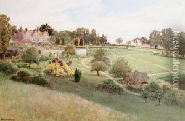 Barton Manor, East Cowes Oil Painting - Cyril Ward