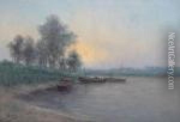 'morgenstond / St Amands Aan De Schelde' Oil Painting - Romain Steppe