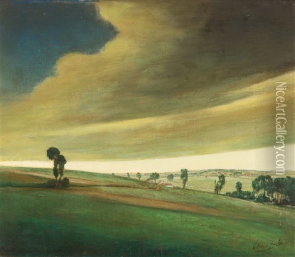 After The Storm Oil Painting - Valerius De Saedeleer
