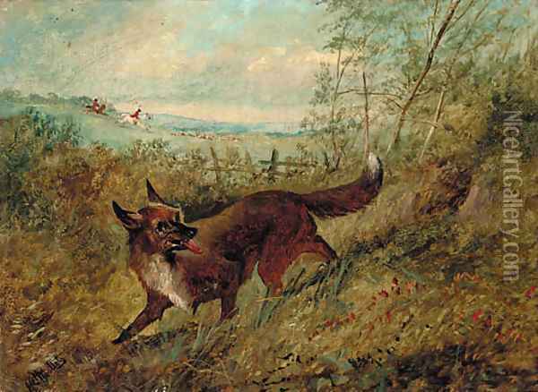 The lost scent Oil Painting - Henry Woollett