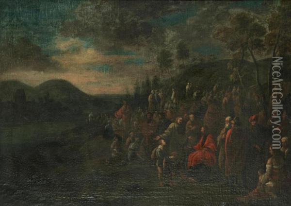 Jesu Bergspredikan Oil Painting - Jacob Willemsz de Wet the Elder