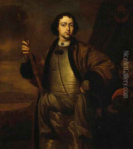 Portrait of Peter the Great Oil Painting - Pieter van der Werff