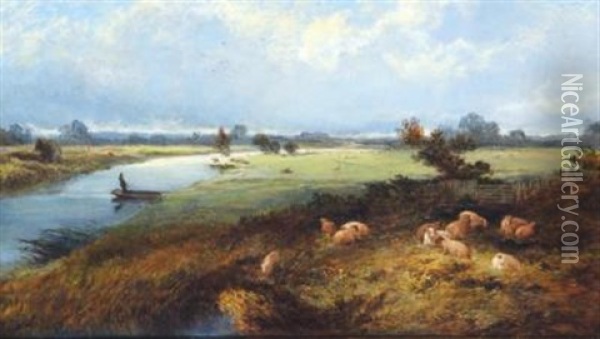 The Avon From Bideford Oil Painting - Edward R. Taylor