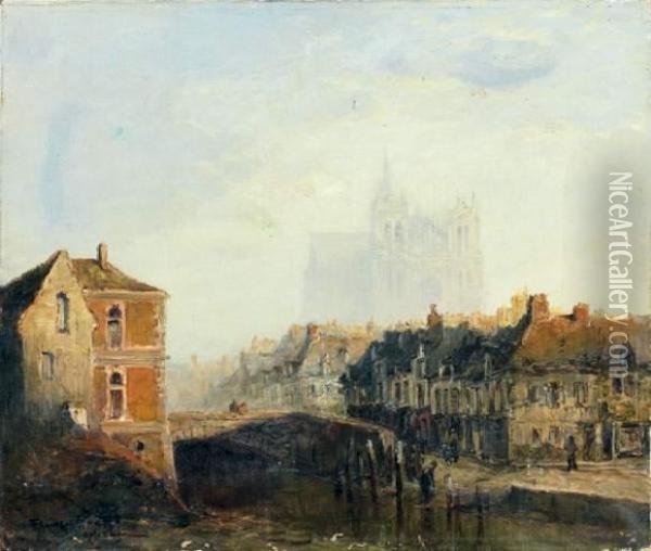 Amiens Oil Painting - Frank Myers Boggs