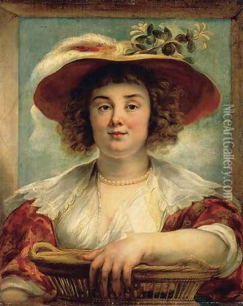 Portrait of the Artist's Daughter Elizabeth Oil Painting - Jacob Jordaens