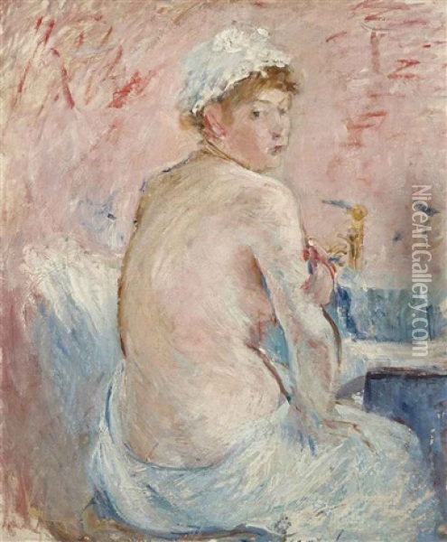 Nu De Dos Oil Painting - Berthe Morisot