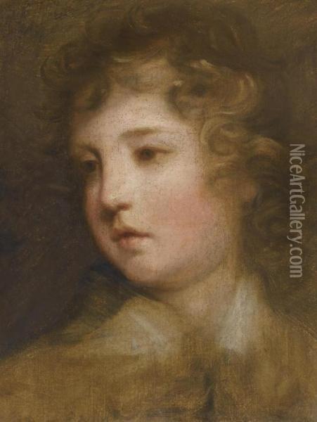 Study For The Portrait Of Lord George Seymour Conway Oil Painting - Sir Joshua Reynolds