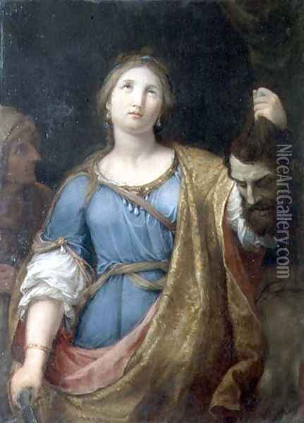 Judith with the head of Holofernes Oil Painting - Giacomo Zoboli