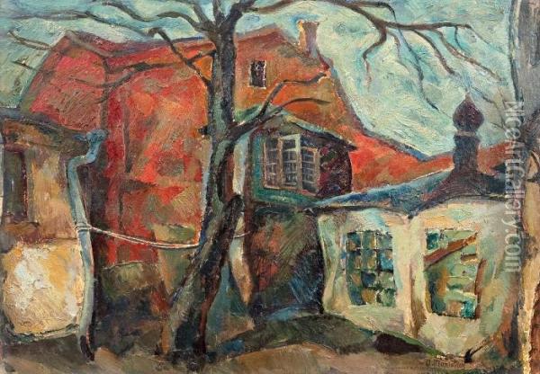 Autumn Day Oil Painting - Abraham Manievich