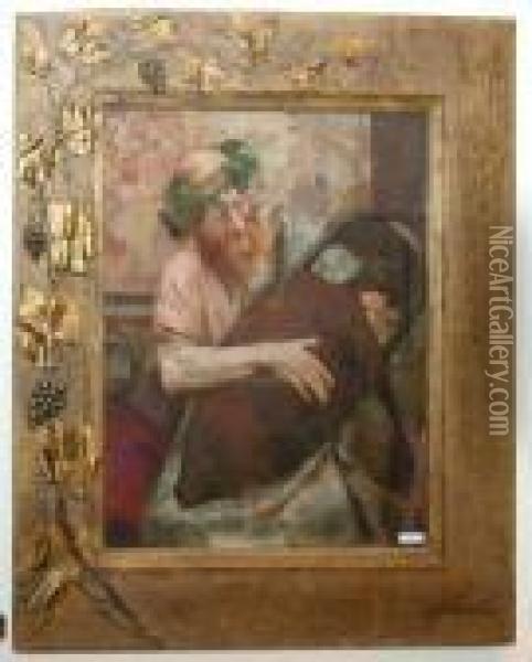 Bacchus. Oil Painting - Georges Antoine Rochegrosse