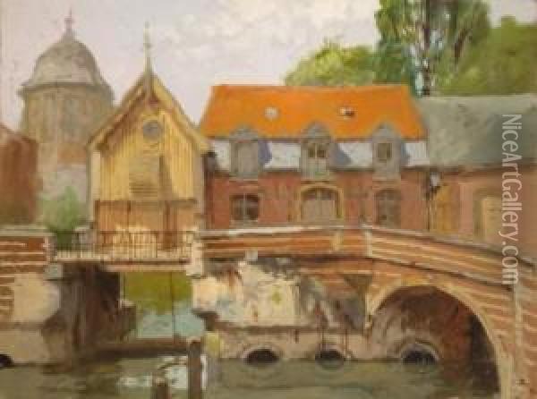 Malines Oil Painting - Louis Titz
