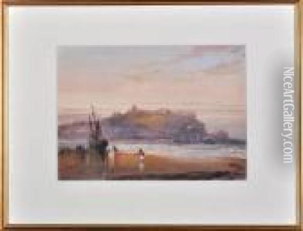 Scarborough Oil Painting - Henry Barlow Carter