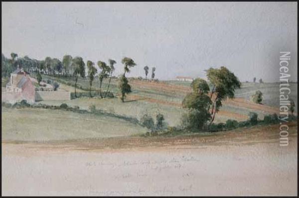 Hougoumont Looking South Oil Painting - Philip James Bainbridge