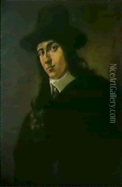 Portrait De Jeune Homme Oil Painting - Frans Hals