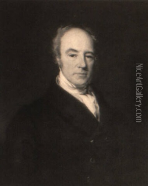Portrait De Sir Stanley Batson Oil Painting - Henry Perronet Briggs