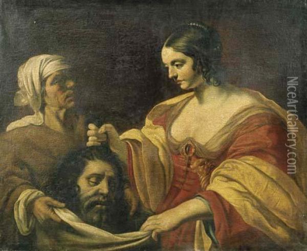 Giuditta Oil Painting - Michelangelo Merisi Da Caravaggio