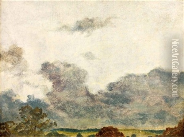 Study For Grey Clouds Oil Painting - John Constable