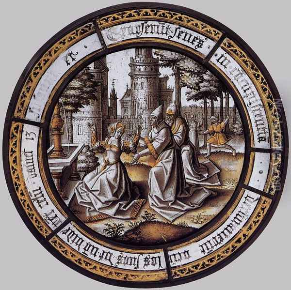 Susanna and the Elders 1520-25 Oil Painting - Van Ort Aert