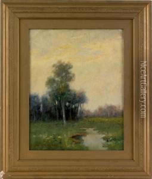 Landscape Oil Painting - Arthur Hoeber