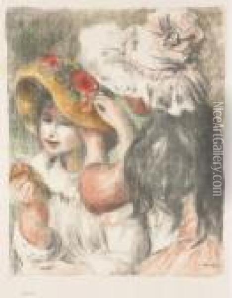 Le Chapeau Epingle, 2eme Planche (d. 30) Oil Painting - Pierre Auguste Renoir