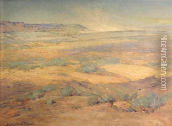 Flowering Dunes Oil Painting - Bertha Menzler Peyton