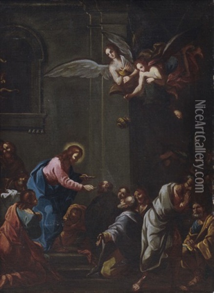 Maddalena Oil Painting - Marc Antonio Franceschini