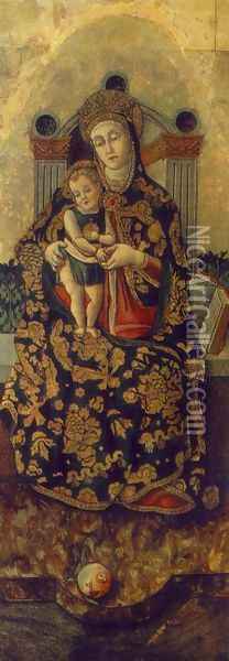 Madonna with the Child Oil Painting - Vittorio Crivelli