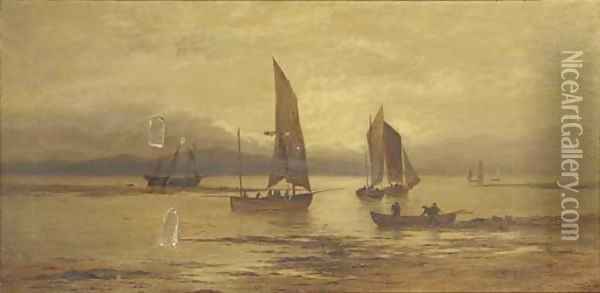Largs, the mouth of the Findhorn Oil Painting - Capt. Charles A. Lodder