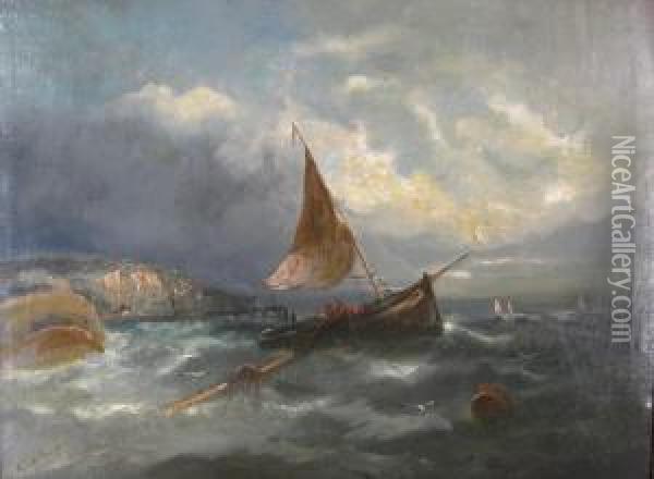 Seascape Oil Painting - William Harry Williamson