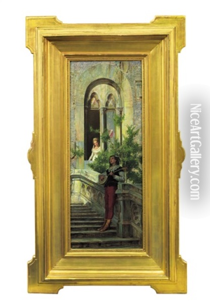 La Serenata Oil Painting - Francesco Peluso