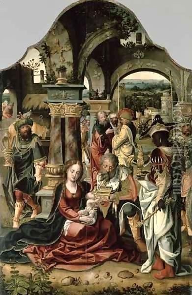 The Adoration of the Magi Oil Painting - Nicolaus van Aelst