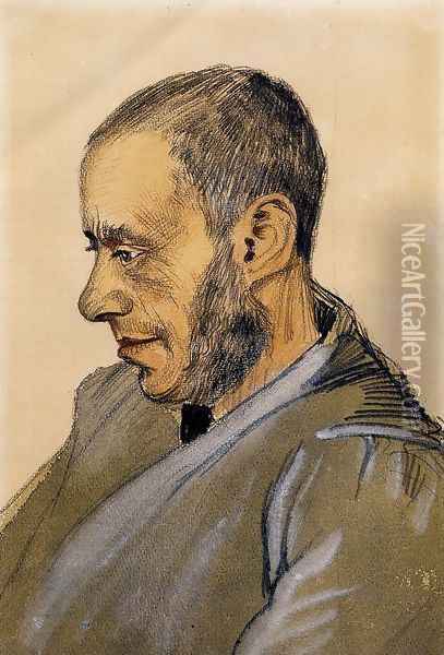 Portrait of Boekverkoper Blok Oil Painting - Vincent Van Gogh