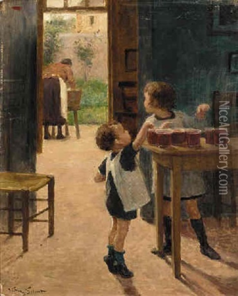 The Opportunists Oil Painting - Victor Gabriel Gilbert