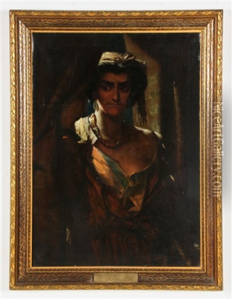Judith At The Tent Of Holofernes Oil Painting - Alfred W. Elmore