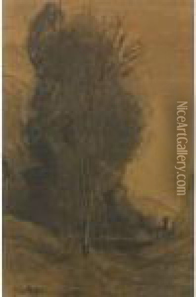 Paysage A La Tour Oil Painting - Jean-Baptiste-Camille Corot