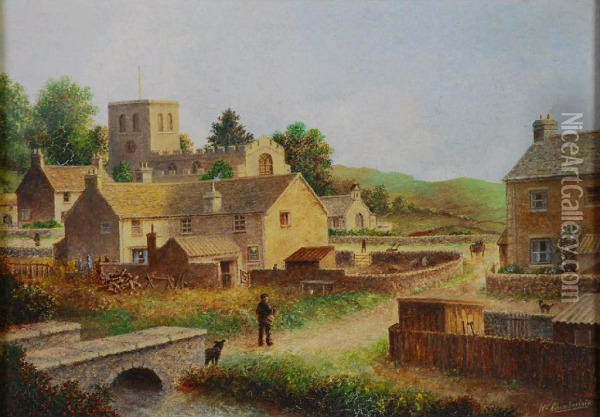 'thursleigh Oil Painting - William Benjamin Chamberlain